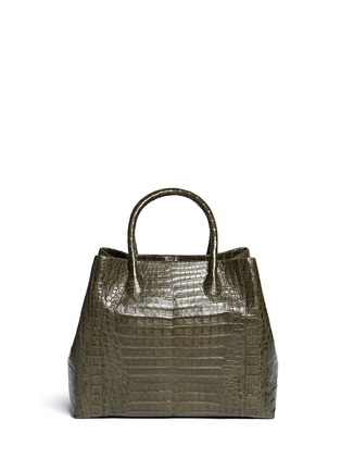 Back View - Click To Enlarge - NANCY GONZALEZ - Crocodile leather large tote