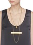 Figure View - Click To Enlarge - TOGA ARCHIVES - Stick and double sphere two tier necklace