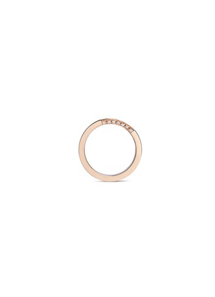 Back View - Click To Enlarge - DAUPHIN - Diamond 18k rose gold five tier cutout ring