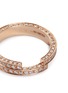 Detail View - Click To Enlarge - DAUPHIN - Diamond 18k rose gold two tier ring