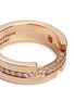 Detail View - Click To Enlarge - DAUPHIN - Diamond 18k rose gold three tier ring
