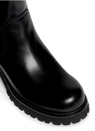 Detail View - Click To Enlarge - TORY BURCH - 'Foster' veggie leather boots