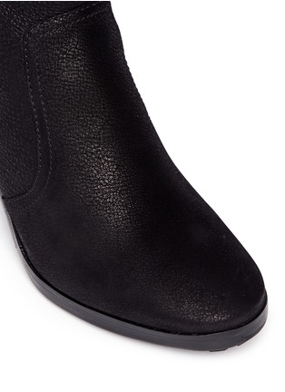 Detail View - Click To Enlarge - TORY BURCH - 'Sullivan' vintage buffalo effect leather boots