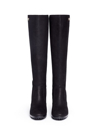 Figure View - Click To Enlarge - TORY BURCH - 'Sullivan' vintage buffalo effect leather boots