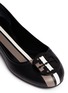 Detail View - Click To Enlarge - TORY BURCH - 'Reva' leather ballet flats