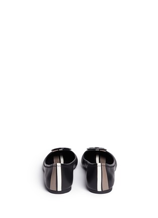 Back View - Click To Enlarge - TORY BURCH - 'Reva' leather ballet flats