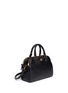 Figure View - Click To Enlarge - TORY BURCH - 'Robinson' small double zip pebbled leather satchel