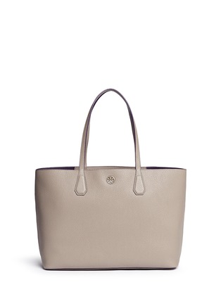 Main View - Click To Enlarge - TORY BURCH - 'Perry' pebbled leather tote