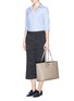 Figure View - Click To Enlarge - TORY BURCH - 'Perry' pebbled leather tote