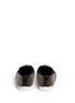 Back View - Click To Enlarge - TORY BURCH - 'Bamford' colourblock cashmere shearling skate slip-ons
