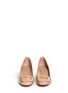 Figure View - Click To Enlarge - TORY BURCH - Metal logo patent leather pumps
