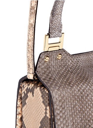Detail View - Click To Enlarge - JIMMY CHOO - 'Amie S' python leather satchel