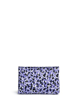 Back View - Click To Enlarge - JIMMY CHOO - 'Nyla' floral jacquard foldover clutch