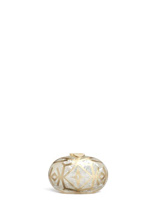 Back View - Click To Enlarge - RAFÉ - 'Lizelle' shell inlay minaudière