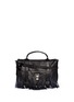 Main View - Click To Enlarge - PROENZA SCHOULER - 'PS1 Pouch Fringe' medium leather satchel