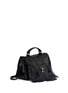 Figure View - Click To Enlarge - PROENZA SCHOULER - 'PS1 Pouch Fringe' medium leather satchel