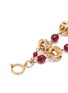 Detail View - Click To Enlarge - VINTAGE CHANEL - Logo charm bead link chain bracelet