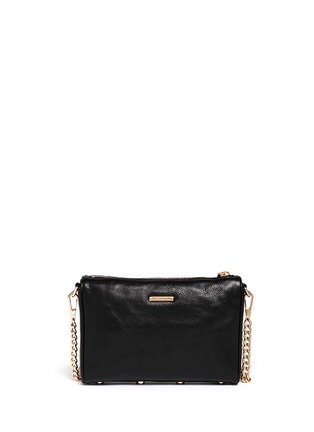 Back View - Click To Enlarge - REBECCA MINKOFF - 'Mini 5 Zip' leather crossbody bag