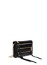 Front View - Click To Enlarge - REBECCA MINKOFF - 'Mini 5 Zip' leather crossbody bag