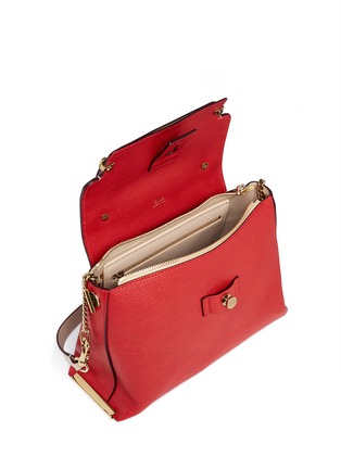 Detail View - Click To Enlarge - CHLOÉ - 'Clare' medium leather shoulder bag