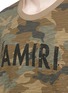 Detail View - Click To Enlarge - AMIRI - Camouflage print distressed slub cotton T-shirt