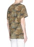 Back View - Click To Enlarge - AMIRI - Camouflage print distressed slub cotton T-shirt