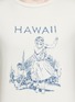 Detail View - Click To Enlarge - 73387 - 'Hawaii' dancer embroidered cotton T-shirt