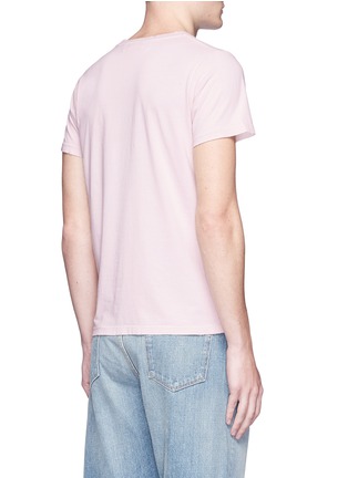 Back View - Click To Enlarge - 73387 - 'Praying Skateboarder' print cotton T-shirt
