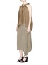 Figure View - Click To Enlarge - STELLA MCCARTNEY - Chunky stitch linen knit top