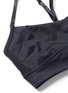 Detail View - Click To Enlarge - ALALA - Embossed check cutout back cami bra