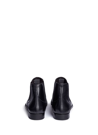 Back View - Click To Enlarge - ROLANDO STURLINI - 'City' brogue leather Chelsea boots