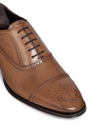Detail View - Click To Enlarge - ROLANDO STURLINI - 'City' brogue leather Oxfords