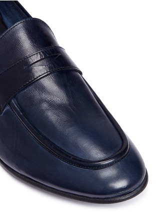Detail View - Click To Enlarge - ROLANDO STURLINI - 'Match' leather loafers
