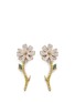 Main View - Click To Enlarge - ANABELA CHAN - 'Daisy' detachable diamond 18k gold earrings