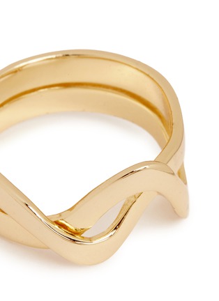 Detail View - Click To Enlarge - ELIZABETH AND JAMES - 'Sueno' wavy double band ring