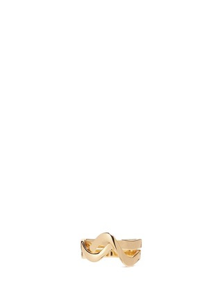 Main View - Click To Enlarge - ELIZABETH AND JAMES - 'Sueno' wavy double band ring