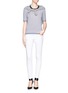 Figure View - Click To Enlarge - TORY BURCH - Fallon printed knit top