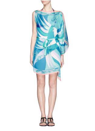 Main View - Click To Enlarge - EMILIO PUCCI - Fenice print scarf cover-up