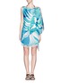 Main View - Click To Enlarge - EMILIO PUCCI - Fenice print scarf cover-up