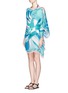 Figure View - Click To Enlarge - EMILIO PUCCI - Fenice print scarf cover-up
