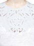 Detail View - Click To Enlarge - TORY BURCH - Amanda lace linen T-shirt