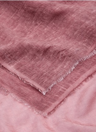 Detail View - Click To Enlarge - FALIERO SARTI - 'Spank' frayed edge modal-silk scarf