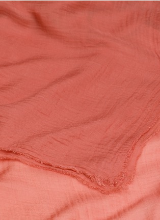 Detail View - Click To Enlarge - FALIERO SARTI - 'Alexander' raw edge scarf