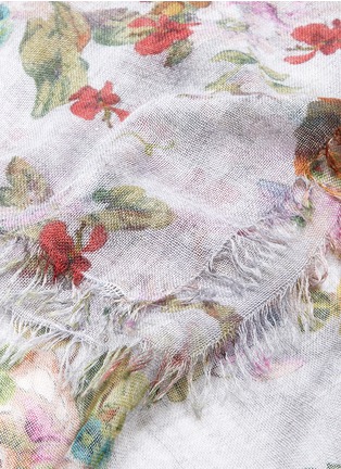 Detail View - Click To Enlarge - FALIERO SARTI - 'Spring' floral print cashmere-silk scarf