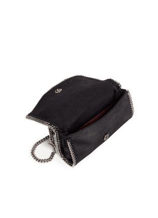 Detail View - Click To Enlarge - STELLA MCCARTNEY - 'Falabella' jewelled shaggy deer chain crossbody bag