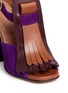 Detail View - Click To Enlarge - DRIES VAN NOTEN - Leather fringe suede sandals