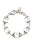 Main View - Click To Enlarge - LULU FROST - 'Electra' pavé glass pearl bracelet