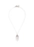 Main View - Click To Enlarge - LULU FROST - 'Nova' glass crystal pavé spike pendant necklace