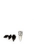 Main View - Click To Enlarge - JOOMI LIM - 'Organized Chaos' asymmetric Swarovski crystal earrings