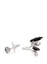 Detail View - Click To Enlarge - JOOMI LIM - 'Organized Chaos' Swarovski crystal jacket earrings